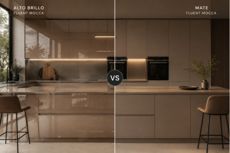 Acabado Mate vs Alto Brillo: diferencias, ventajas y cuál elegir 