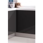 Zoclo FUTURE para gabinetes de cocina, acabado inox satinado