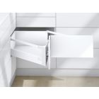 SPACE CORNER TANDEMBOX antaro con SYNCROMOTION, altura D, color Blanco Seda Mate