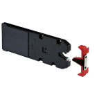 Cerradura oculta de combinación STEALTHLOCK para cajones o lockers, acabado negro