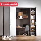 Kit Sistema corredizo plegable FOLDING CONCEPTA 25, altura 1851 mm, para 2 puertas de madera, lado izquierdo