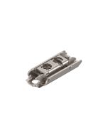 Placa de montaje recta p/ bis. Altura 0, CLIP top para atornillar