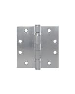 Bisagra plana de libro HAGER con baleros, para puertas, 4.5 x 4.5 pulgadas, acabado satinado