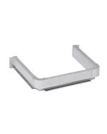 Kit Ultra para armar "U", perfil de 1000 mm para cajón bajo fregadero, acabado gris claro