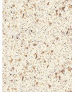 Cubierta de Superficie Sólida Everform™, color 744 Crema Terrazzo, 0.76 X 3.74 m