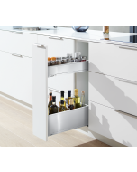 Botellero SPACE TWIN con correderas LEGRABOX, color inox