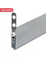 Burlete guillotina US para puertas de madera angostas, espesor mín de 25 mm