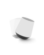 Bote Papelera BIEL, con balanceo, dim. Ø300 x 360 mm. cap. 17 litros, color blanco