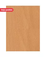 Chapa de madera natural de Haya con respaldo de papel