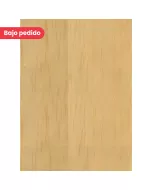 Chapa de madera natural de Pino Blanco Claro con respaldo de papel