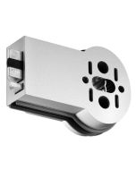 Adaptador para cerradura FORMA para puerta de vidrio, acabado cromo satinado