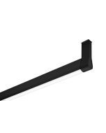 Perfil de aluminio para lámpara y colgador GOCCIA, acabado negro | M12 