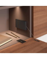 Sistema de apertura KIARO EASY para mueble de madera, color antracita