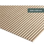 Techno Veneer OAK (12.84) ALPI acanalado, espesor 2.8mm, de 2440 x 1220 mm