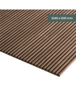 Techno Veneer de AMERICAN WALNUT (10.12) ALPI acanalado, espesor 5.6mm, de 2440 x 1220 mm
