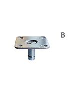 Placa de montaje para llanta DISKY2, dimensiones 47x47mm.