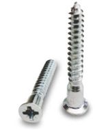 Tornillo CONFIRMAT para madera, cabeza pozi, acero