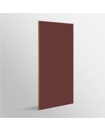 Tablero de MDF con laminado FENIX, Rosso Jaipur y trascara HPL Night Shade, formato 1.22 x 2.44 m