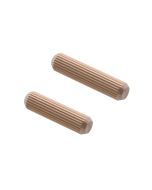 Taquete de madera acanalado para ensamble de muebles