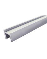 Perfil aluminio para lámpara TWIG, medida 2000 mm, anodizado