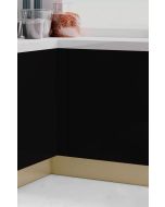 Zoclo FUTURE para gabinetes de cocina, acabado oro pulido