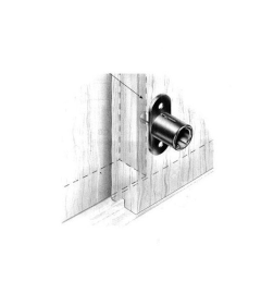 Cilindro CB-175 de presión, para puertas corredizas, NEGRO.