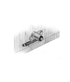 Cilindro CB-181 montaje horizontal, para puerta corrediza o abatible, giro 180º