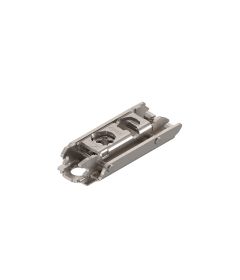 Placa de montaje recta p/ bis. Altura 0, CLIP top para atornillar
