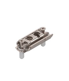Placa de montaje recta para bisagra CLIP/HK-S, taquete expansivo de 5mm, ajuste excéntrico