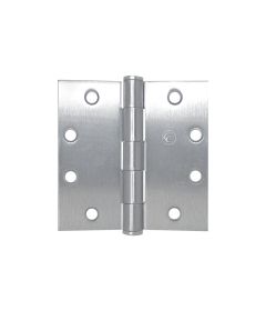 Bisagra plana de libro HAGER para puertas, 4.5 x 4.5 pulgadas, acabado satinado