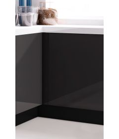 Zoclo FUTURE para gabinetes de cocina, acabado negro ingo