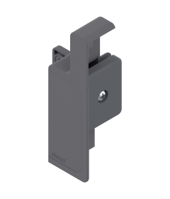 Pieza de bracket frontal derecho METABOX, altura M, para cajón interno, gris