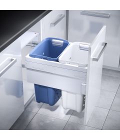 Botes extraíbles LAUNDRY-CARRIER para lavandería, para gabinete de 450 mm