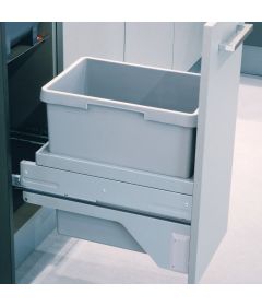 Bote basurero extraíble EURO CARGO-ST para gabinete de 300 mm, cap total 30 L/ 1 bote de 30 L
