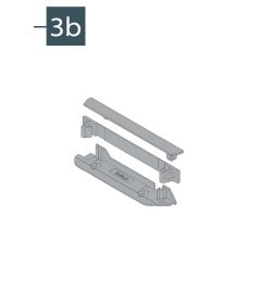 Soporte para SERVO-DRIVE fijación a piso y trasera del gabinete