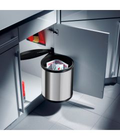 Bote basurero MOON HAILO de 15 L para gabinete de ancho de 400 mm