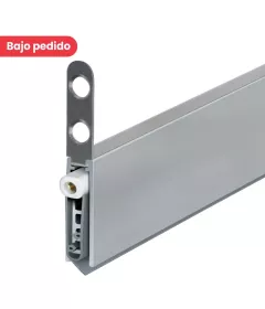 Burlete guillotina US para puertas de madera angostas, espesor mín de 25 mm
