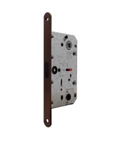 Cerradura Magnética para puerta de baño, modelo POLARIS 2XT, acabado bronce
