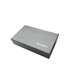 Caja de muestras con 14 acabados de jaladeras EDGE STRAIGHT de 40 mm de longitud