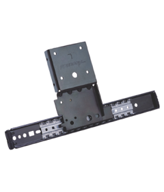 Correderas CB1234-20D de 500mm para puerta vertical insertable, capacidad 14kg.