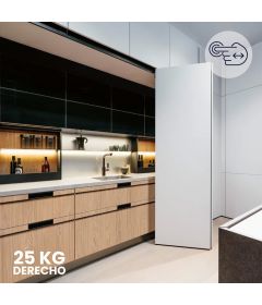 Sistema corredizo plegable FOLDING CONCEPTA 3 PUSH capacidad de carga 25kg, para puertas de madera, lado derecho