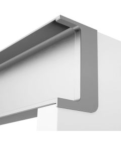 Perfil Gola de VOLPATO para mueble de cocina, 4200 mm de longitud, acabado anodizado