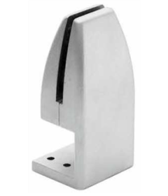 Soporte para mampara HOTEL 2, para espesor de panel o vidrio de 4 a 16 mm, material zamak