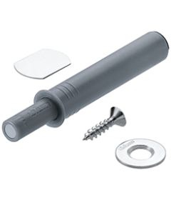TIP ON para puertas / Mecanismo de apertura para puerta sin jaladera color gris