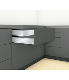 Cajón interno LEGRABOX pure altura M, color inox