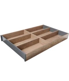 Marco organizador AMBIA-LINE con 6 divisiones verticales para mueble de ancho mínimo 300 mm