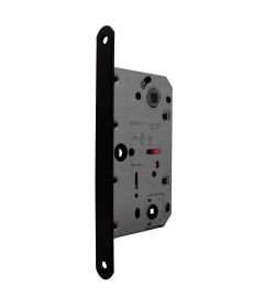 Cerradura Magnética POLARIS 2XT, para puerta de baño, acabado negro mate