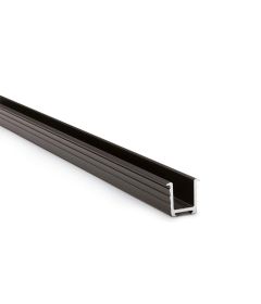 Perfil de aluminio para lámpara MISS, acabado negro | M24