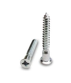 Tornillo CONFIRMAT para madera, cabeza pozi, acero