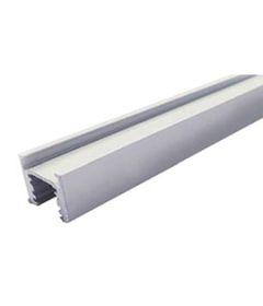 Perfil aluminio para lámpara TWIG, medida 2000 mm, anodizado